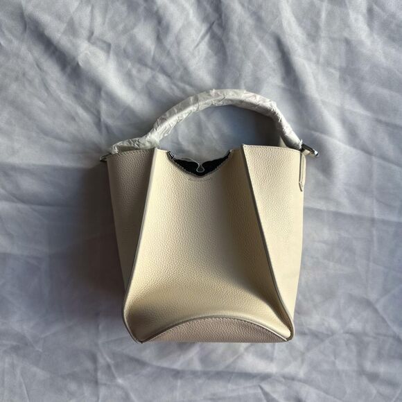 Zadig & Voltaire Borderline Bucket Bag in Flash Off White - Picture 2 of 6